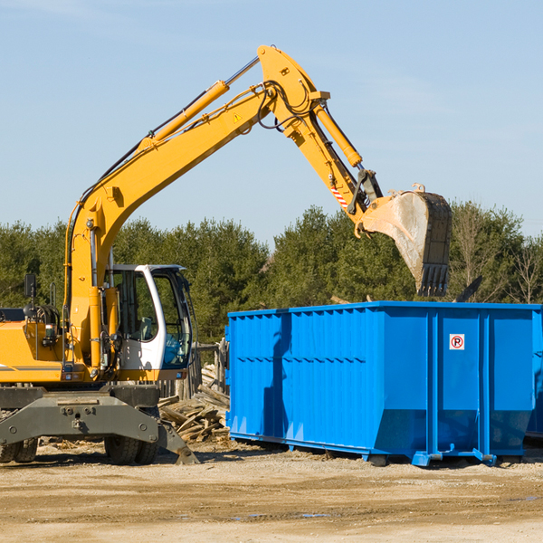 can i rent a residential dumpster for a construction project in Pioneer TN